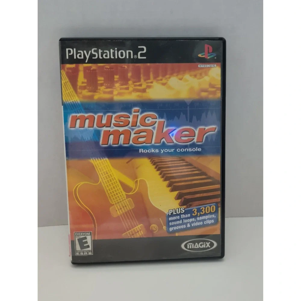 MAGIX Music Maker Sony PlayStation 2 PS2 NTSC U/C Blue Disc Complete CIB